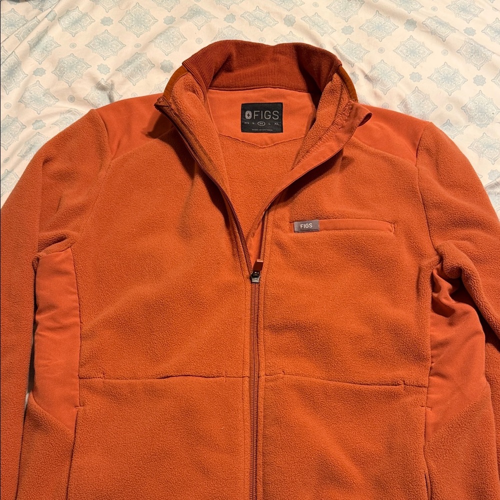 Figs Women's Orange Lightweight Jacket